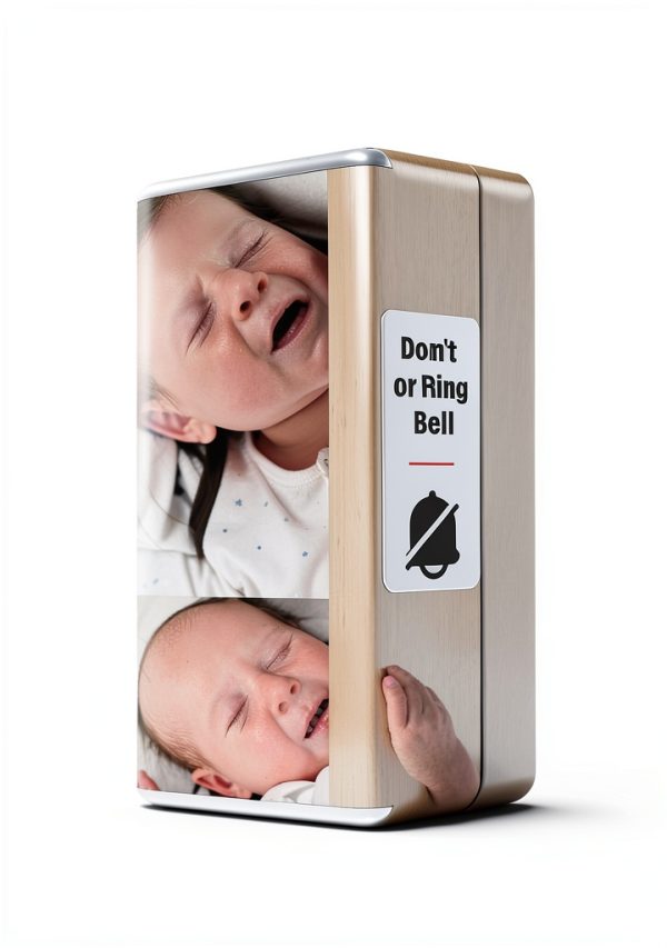 WeddingSteps Doorbell Cover No Ringing Acrylic Do Not-2
