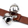 BORONG Dog Training Bell Leather Adjustable Pet Doorbell-4