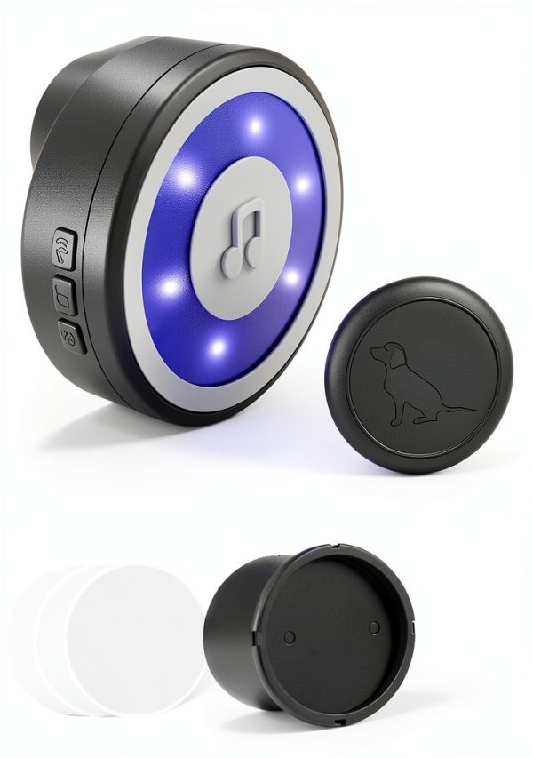 MYPIN Dog Doorbell Self Powered Wireless Pet Training-8