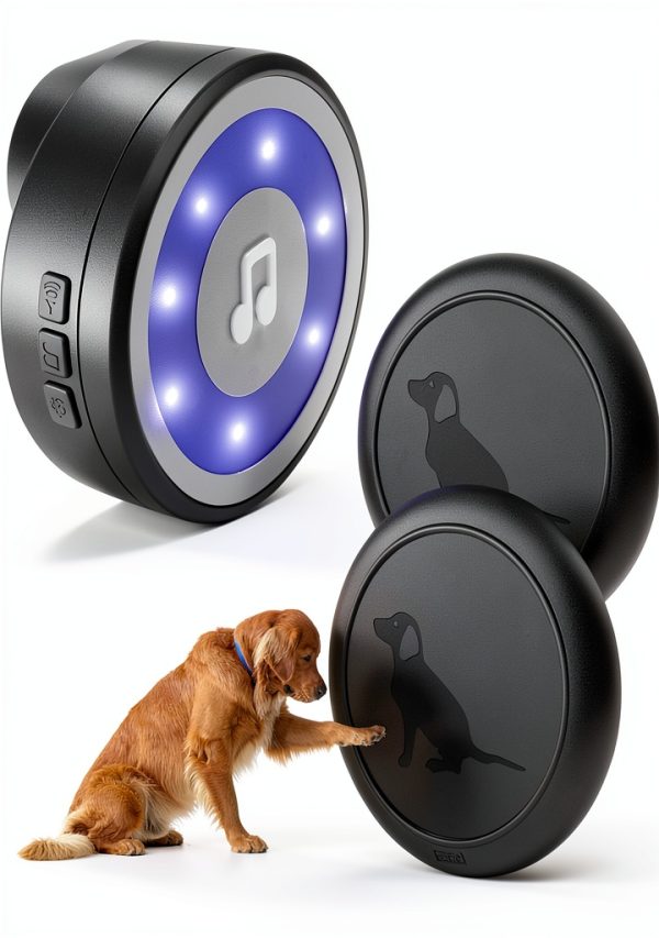 MYPIN Dog Doorbell Self Powered Wireless Pet Training-0