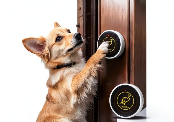 ChunHee Dog Doorbell Touch Sensitive Potty Training Pet-5