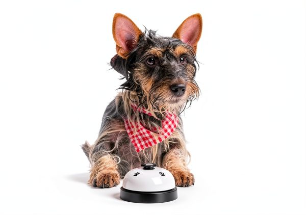 XC Dog Training Bell Metal Rustproof Pet Toilet Training-3