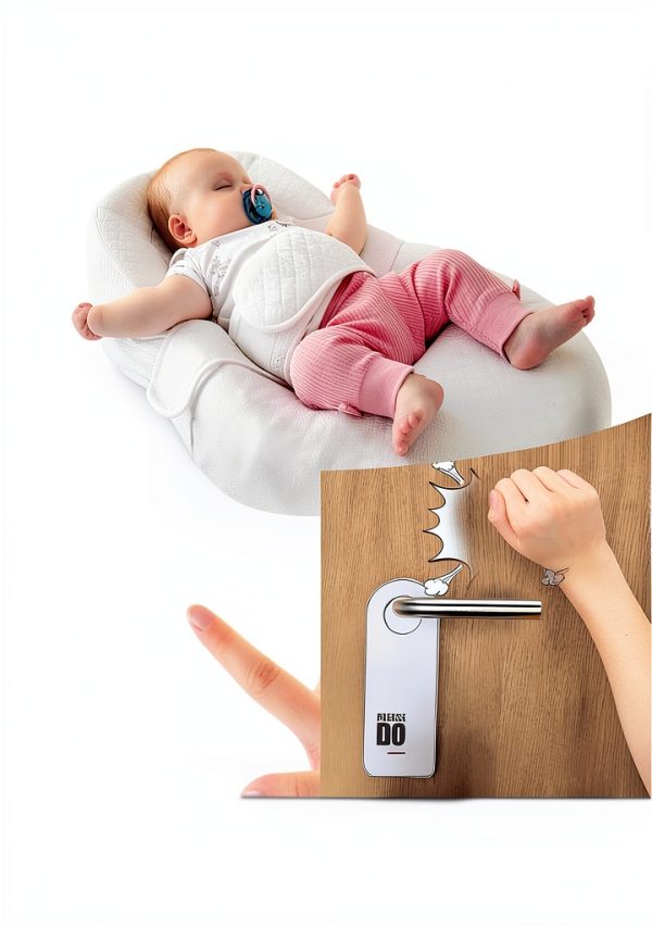 WeddingSteps Doorbell Cover No Ringing Acrylic Do Not-1