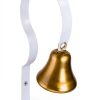 Dog Doorbell Solid Metal Training Bell BarkOutfitters White-0