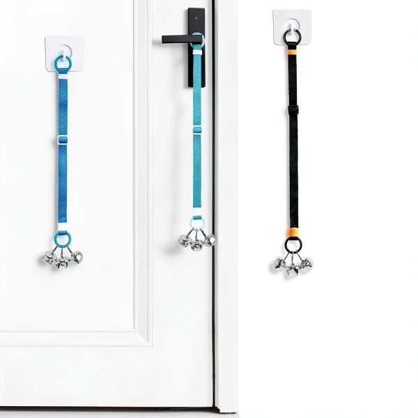 WuDao Dog Doorbell Adjustable Nylon Potty Training Bell-2