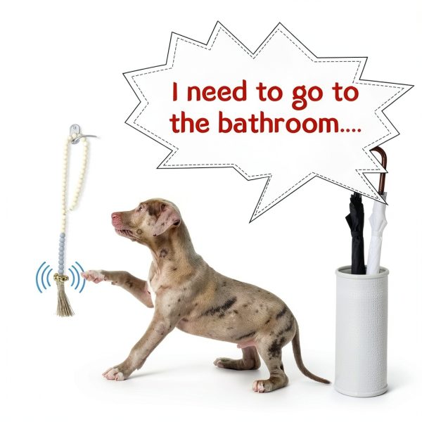 Jexine Dog Doorbell Potty Training Bell Metal Bells-4