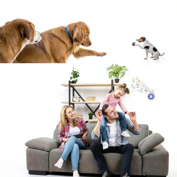 MYPIN Dog Doorbell Self Powered Wireless Pet Training-1