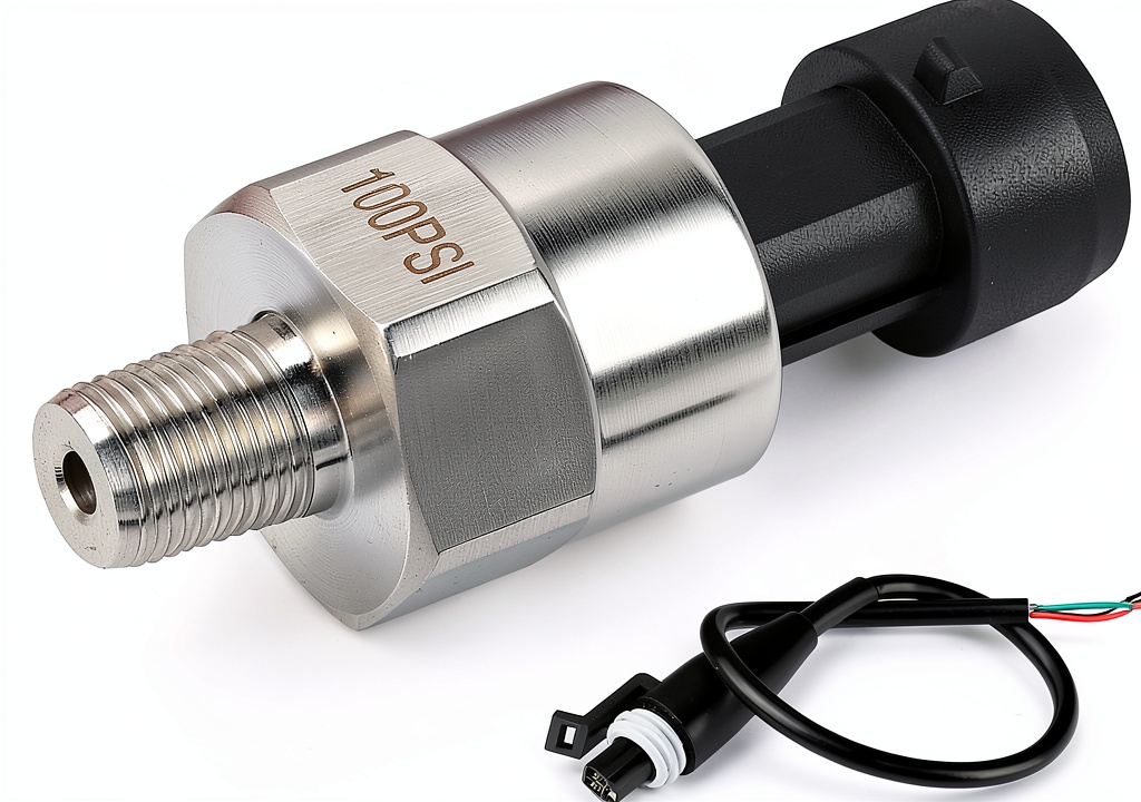 OTUAYAUTO pressure sensor mounted in an industrial setup