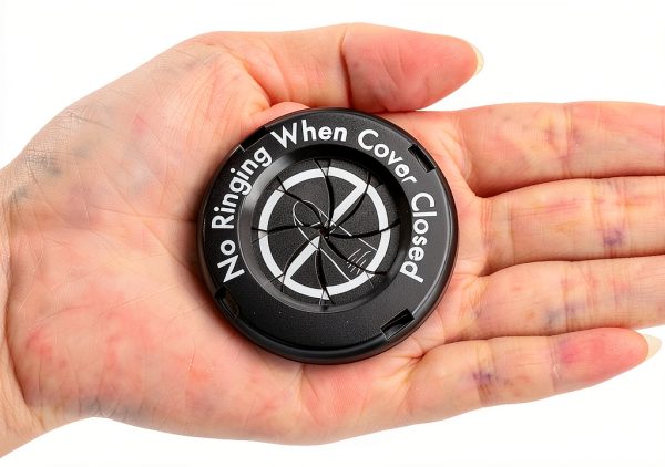 Ugotfeels No Soliciting Sign Alloy Steel Ring Doorbell Cover-4