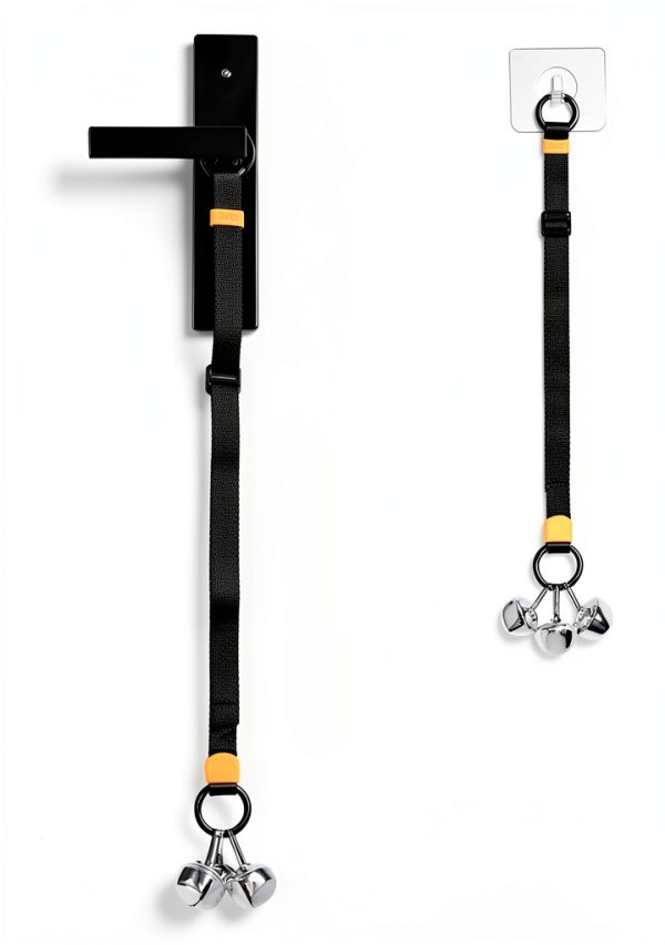 WuDao Dog Doorbell Adjustable Nylon Potty Training Bell-4