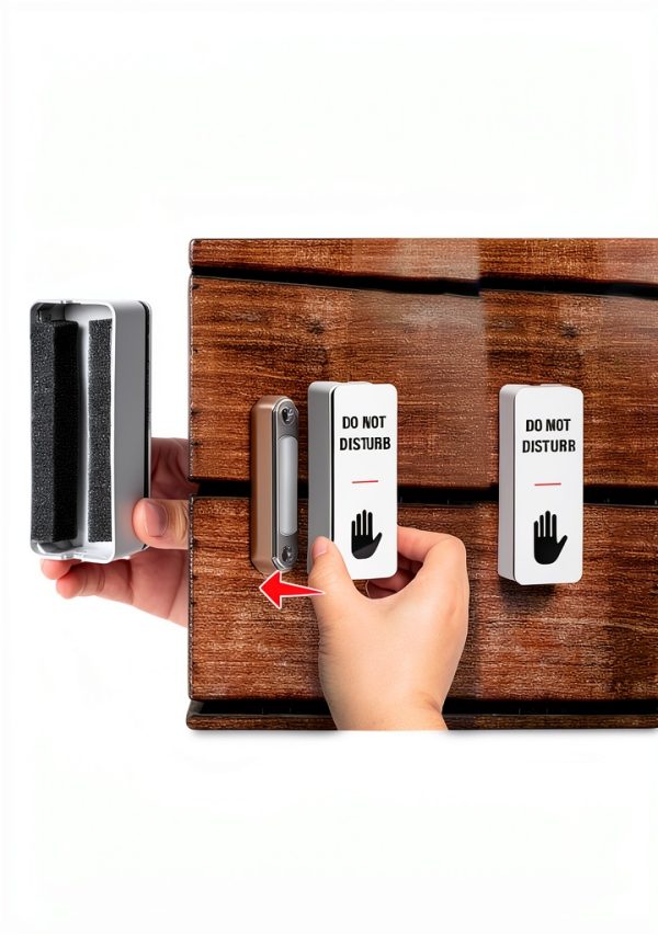 WeddingSteps Doorbell Cover No Ringing Acrylic Do Not-4
