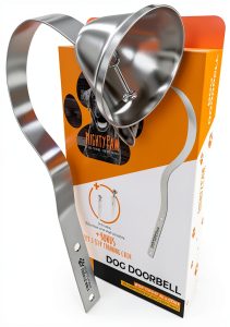 Mighty Paw Tinkle Bell Dog Doorbell Loud Audible Pet-0