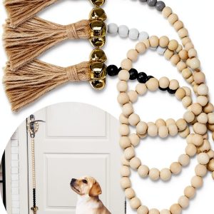 Jexine Dog Doorbell Potty Training Bell Metal Bells-0