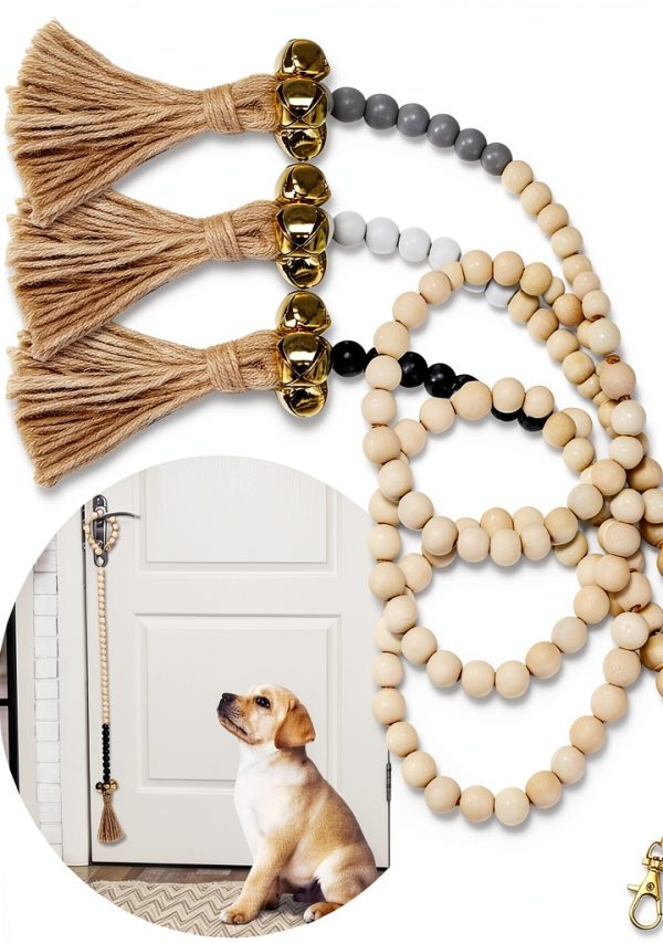 Jexine Dog Doorbell Potty Training Bell Metal Bells-0