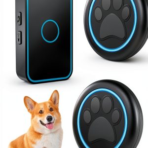 Yoiilifee Dog Doorbell 1000ft Range Waterproof Pet Training-0