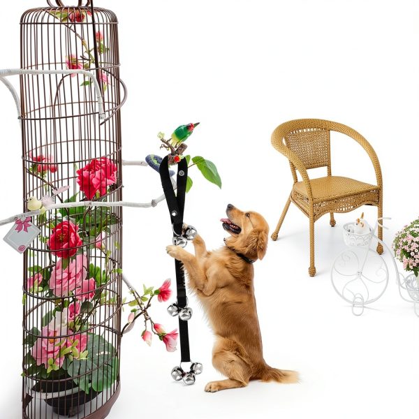 Fosiweelo Dog Doorbell Training Device Adjustable Pet Bell-6