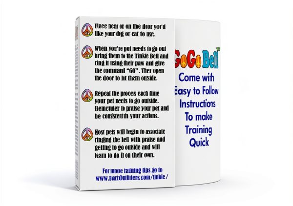 Dog Doorbell Solid Metal Training Bell BarkOutfitters White-4