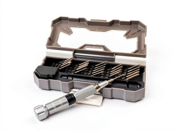 Electronics Screwdriver Set with Telescopic Aluminum Handle and 23 Alloy S2 Screwdriver Bits for Computer Smartphone Watches and other Small Tablets-3