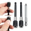 1/4’’ Drill Bit Extension Set Cozihom Shaft & Magnetic Bit Holder-1