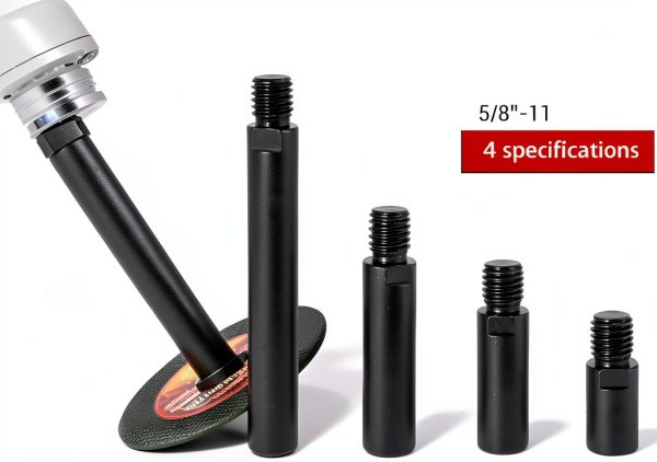 5/8"-11 Angle Grinder Extension Shaft Set DABAIHUI 4pcs 2"-5" Rods-1