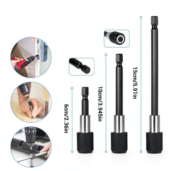Flexible Drill Bit Extension Set 19pcs Grednfhat 105° Right Angle-2