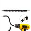 6 Pack Flexible Drill Bit Extension, 11.6 inch Superbit Screwdriver Flexible, Bendable Flexible Drill Bit Extension, Super Bit Flexible Shaft Extension Bits-1
