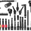 Flexible Drill Bit Extension Set 32‑pcs Reginary Hex-0
