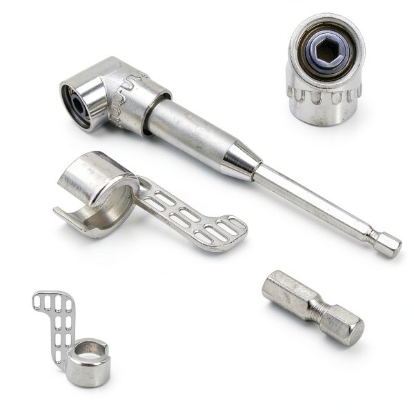 Right Angle Drill Attachment 105° Kit by Egaageoi 3-in-1 Extension-3