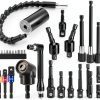 Lanties Flexible Drill Bit Extension Set 31pc Hex Socket Adapters-0