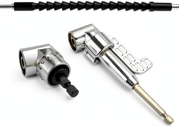 OCGIG 105° Right Angle Drill Attachment – 3 Piece Hex Shank Kit-0
