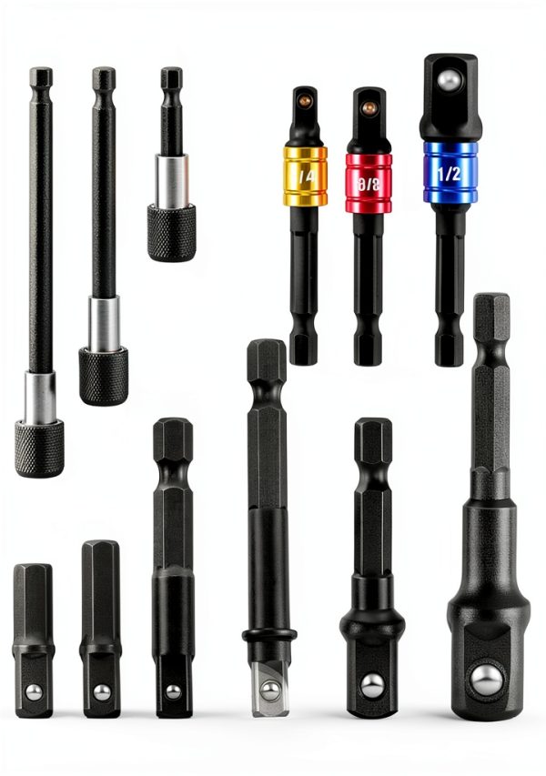 Lanties Flexible Drill Bit Extension Set 31pc Hex Socket Adapters-1